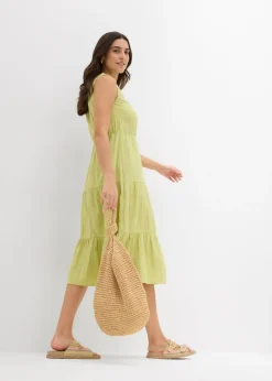 Clearance Vestido de muselina suave Mujer Vestidos