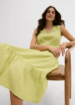 Clearance Vestido de muselina suave Mujer Vestidos