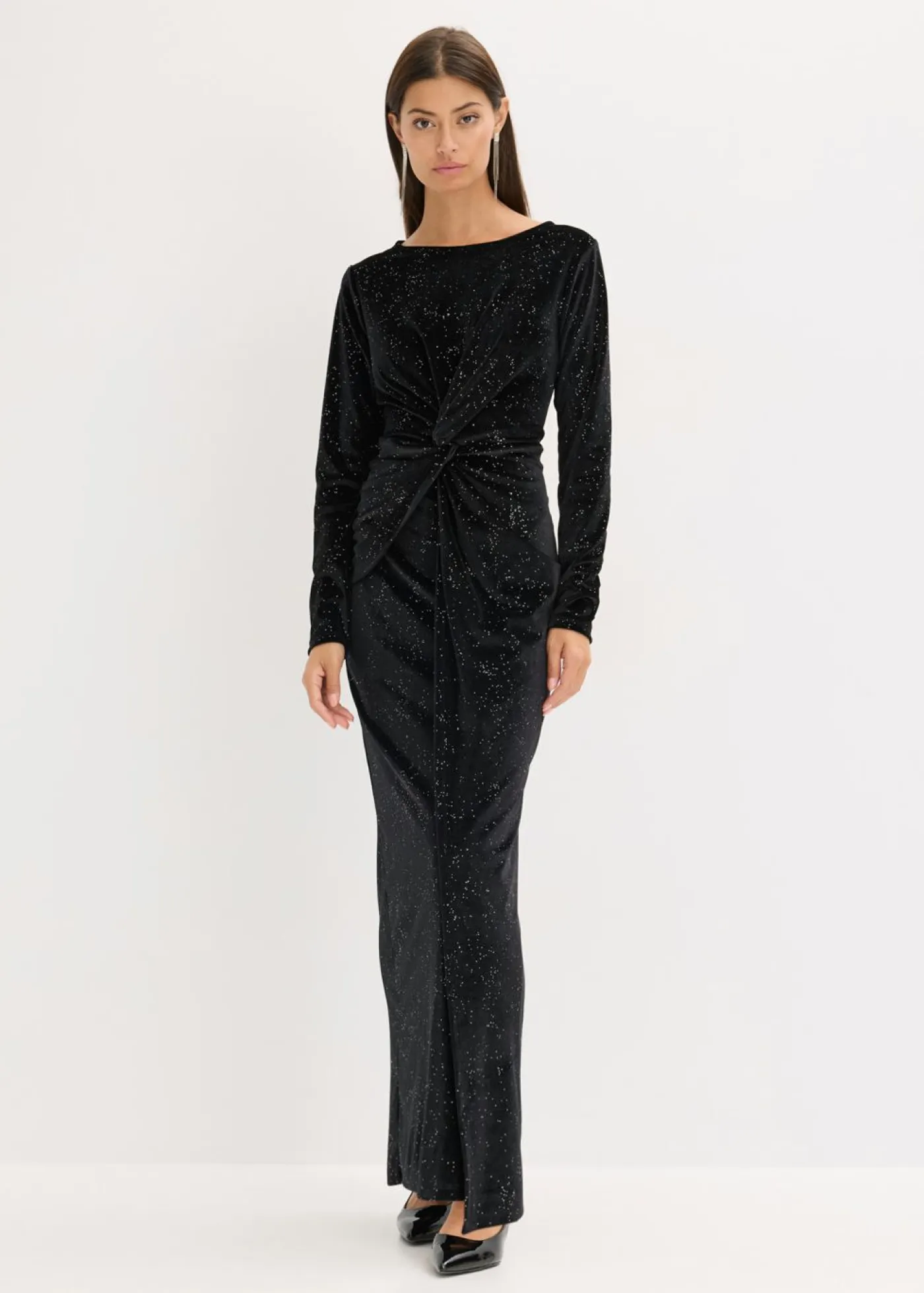 Online Vestido de noche con brillo Mujer Vestidos|Ropa Elegante