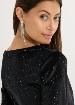 Online Vestido de noche con brillo Mujer Vestidos|Ropa Elegante