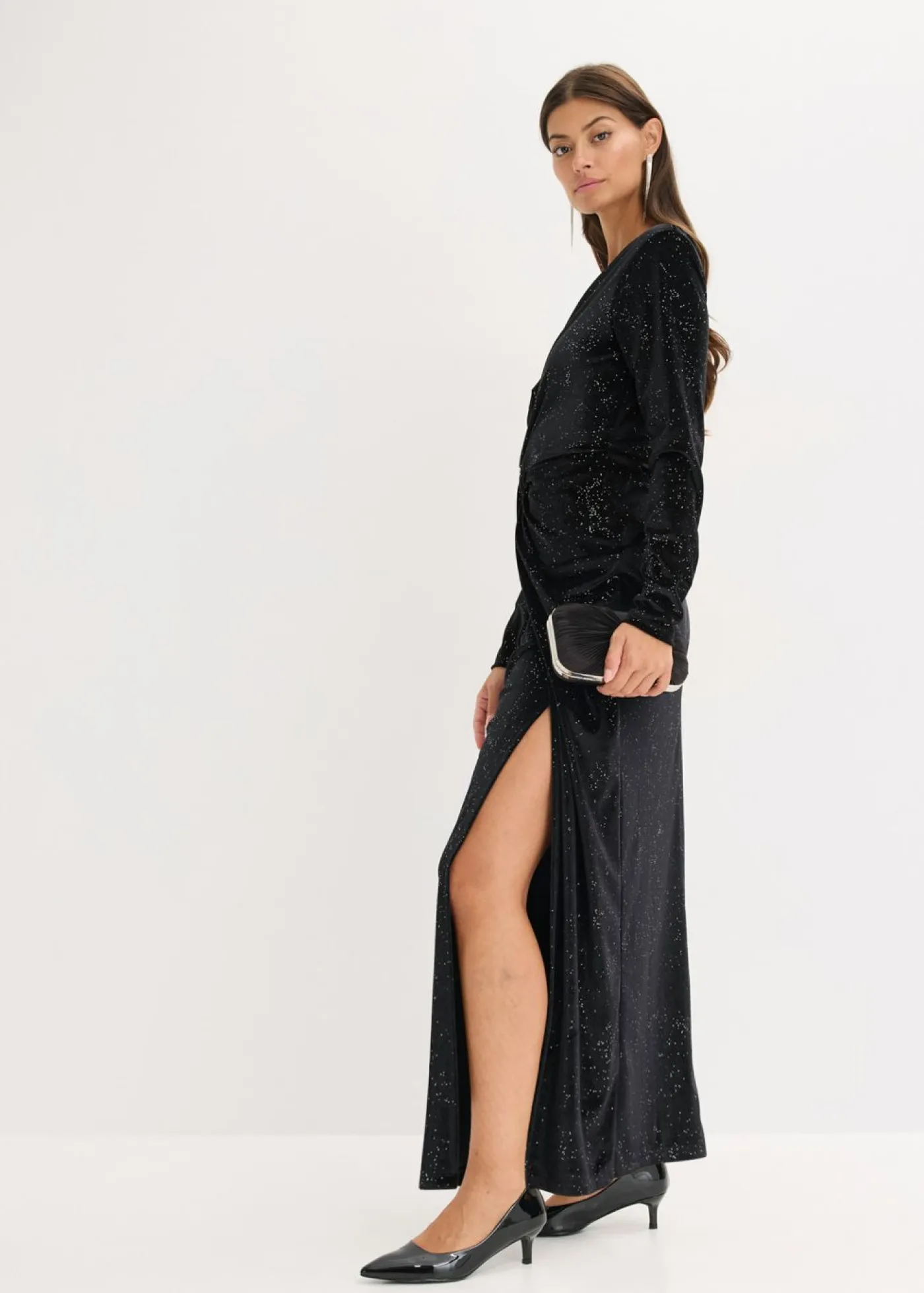 Online Vestido de noche con brillo Mujer Vestidos|Ropa Elegante