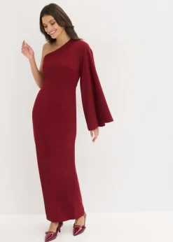 Hot Vestido de noche con un hombro al descubierto Mujer Vestidos|Ropa Elegante
