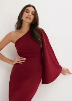 Hot Vestido de noche con un hombro al descubierto Mujer Vestidos|Ropa Elegante