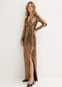 Sale Vestido de noche de punto fino con brillo Mujer Vestidos|Ropa Elegante