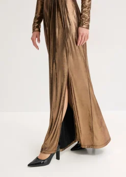 Sale Vestido de noche de punto fino con brillo Mujer Vestidos|Ropa Elegante