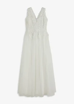 Clearance Vestido de novia de tul y encaje Mujer Vestidos|Tallas Pequeñas