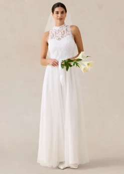 Hot Vestido de novia de tul y encaje Mujer Vestidos