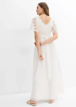 New Vestido de novia premamá 2 en 1 con función de lactancia Mujer Premamá
