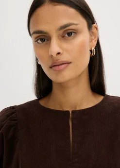 Clearance Vestido de pana de algodón Mujer Vestidos