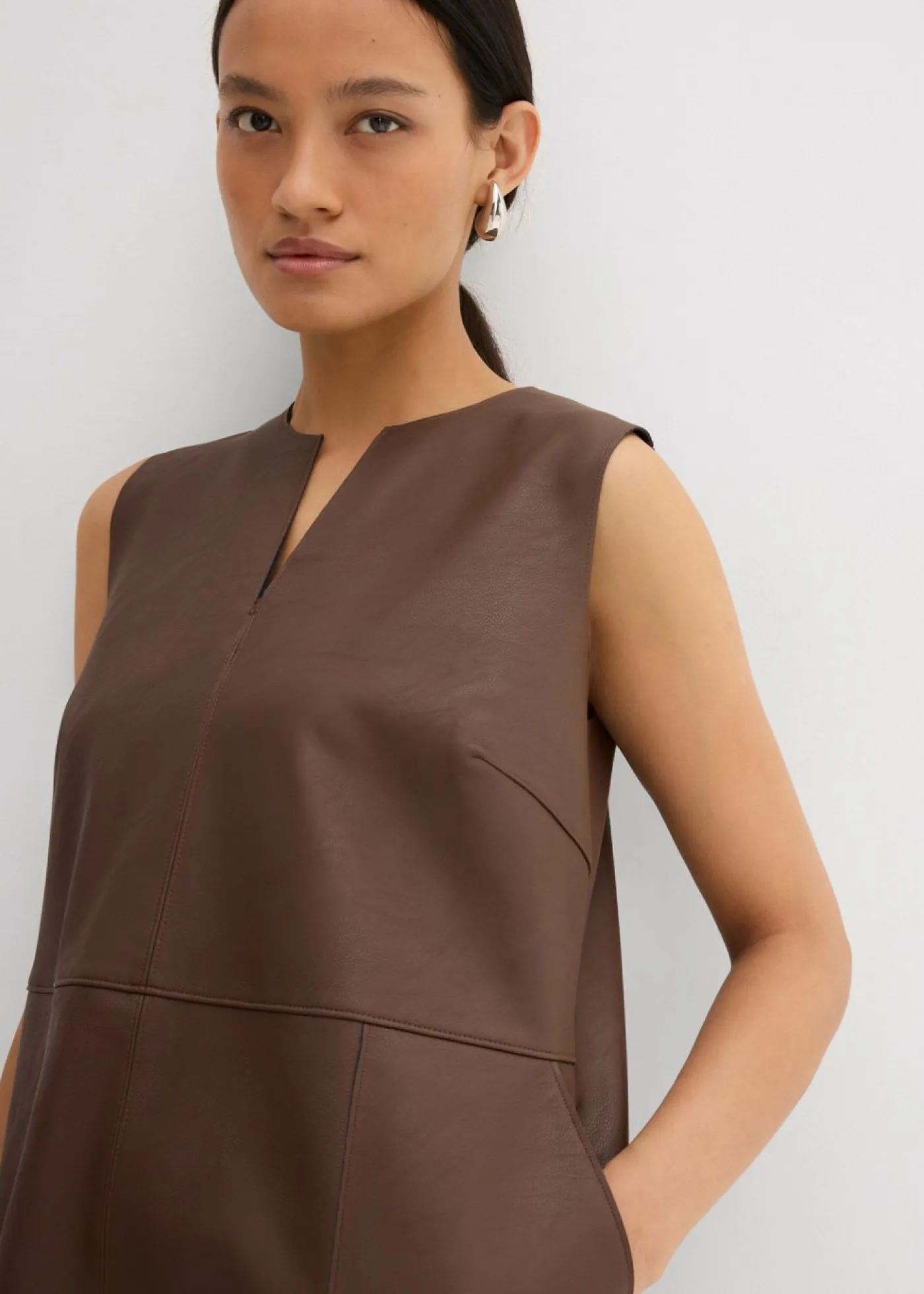 Best Vestido de piel sintética Mujer Esenciales|Vestidos