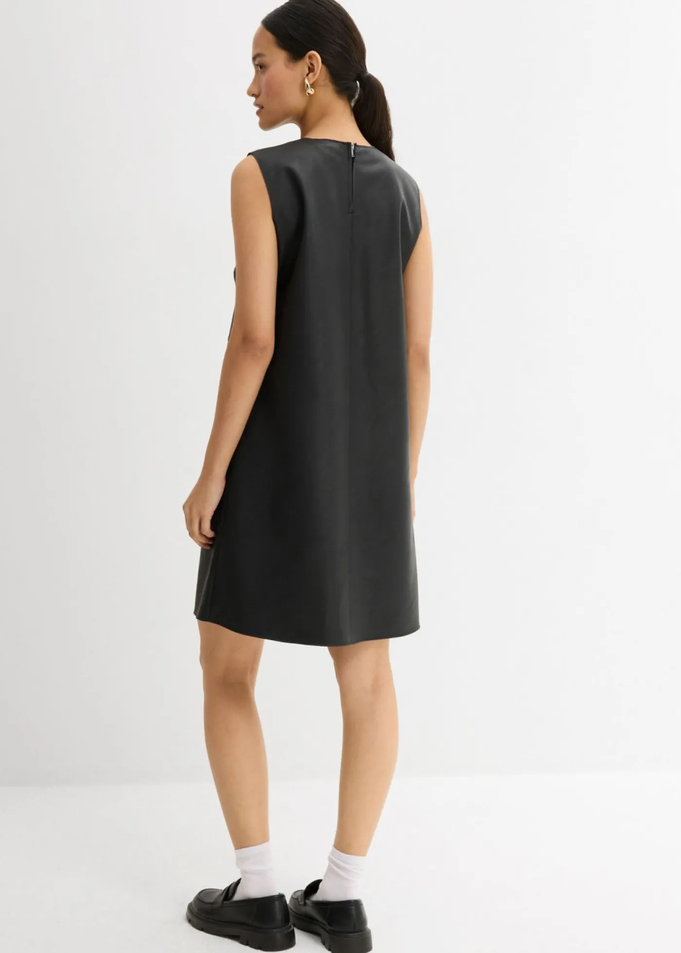 Online Vestido de piel sintética Mujer Esenciales|Vestidos