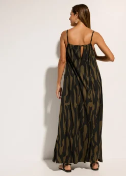 Online Vestido de playa de viscosa Mujer Ropa De Playa|Vestidos