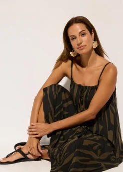 Online Vestido de playa de viscosa Mujer Ropa De Playa|Vestidos