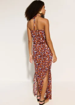 Online Vestido de playa de viscosa fluida Mujer Ropa De Playa|Vestidos