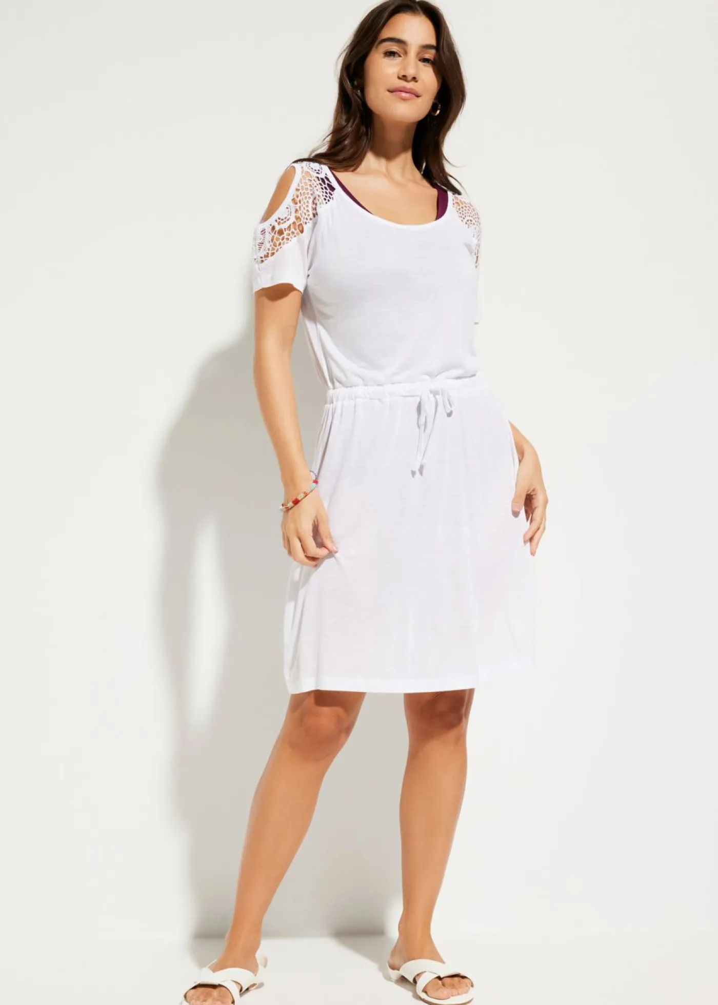 Online Vestido de playa transparente Mujer Ropa De Playa|Vestidos