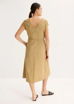 Online Vestido de popelín de algodón Mujer Vestidos