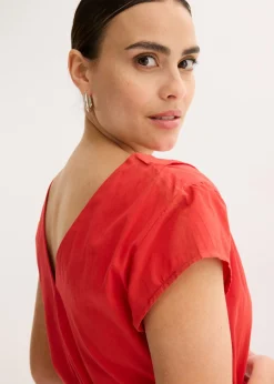 Vestido de popelín de algodón Mujer Vestidos