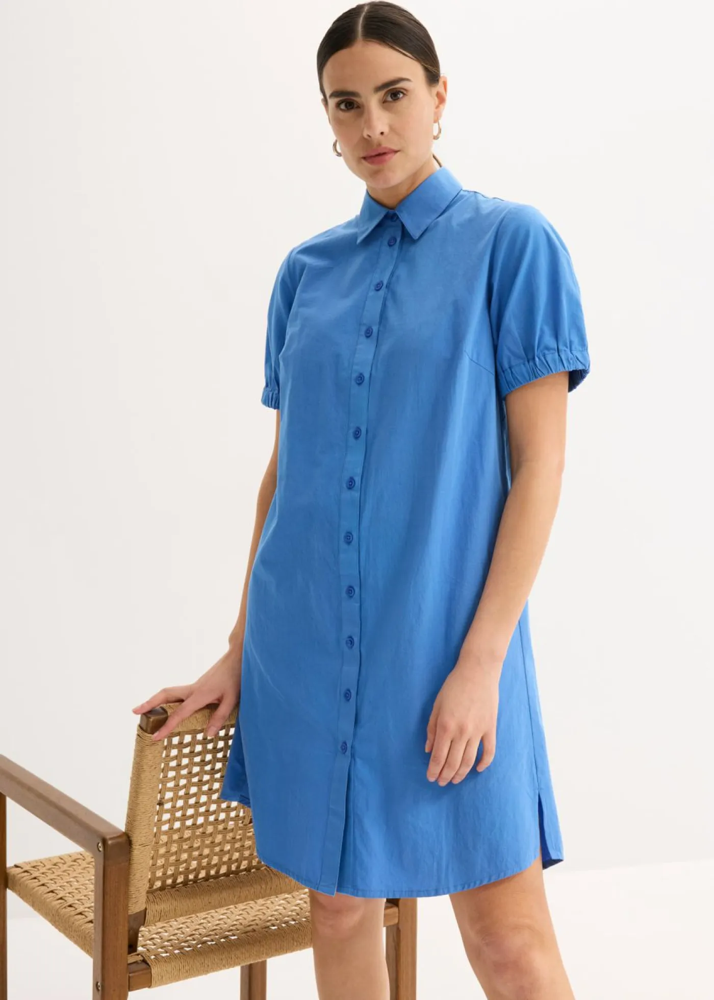 Hot Vestido de popelín de muselina Mujer Vestidos