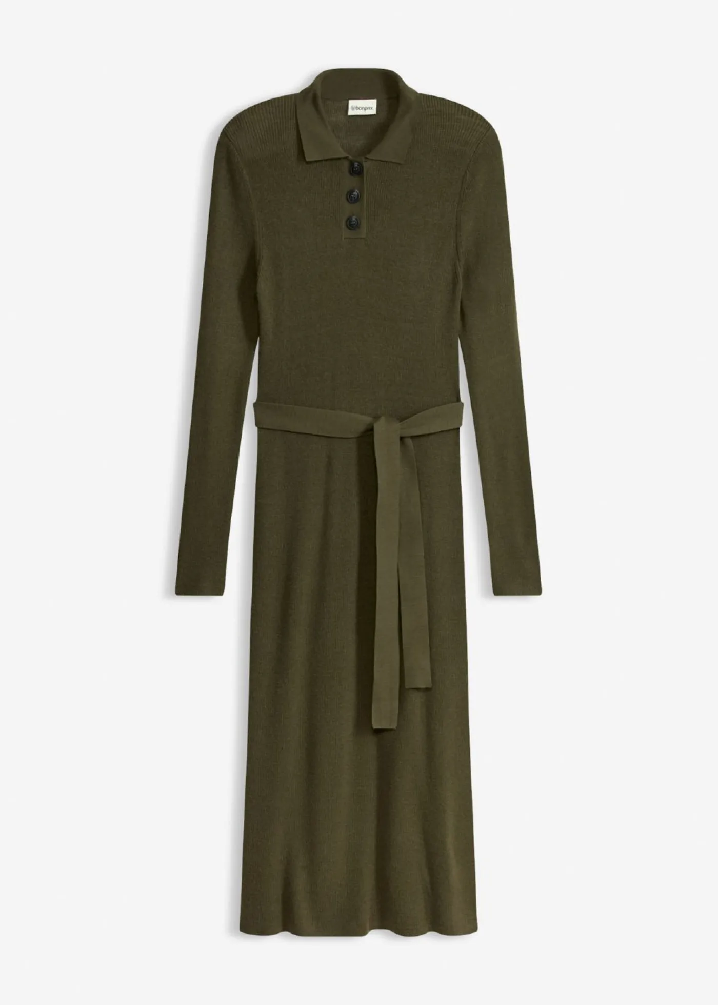 Outlet Vestido de punto acanalado de mezcla de viscosa Mujer Vestidos|Ropa De Punto