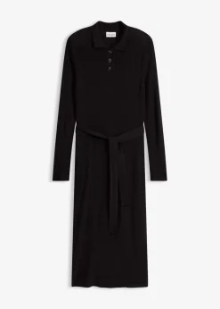 Best Vestido de punto acanalado de mezcla de viscosa Mujer Vestidos|Ropa De Punto
