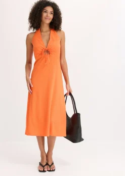 Sale Vestido de punto con aberturas Mujer Vestidos