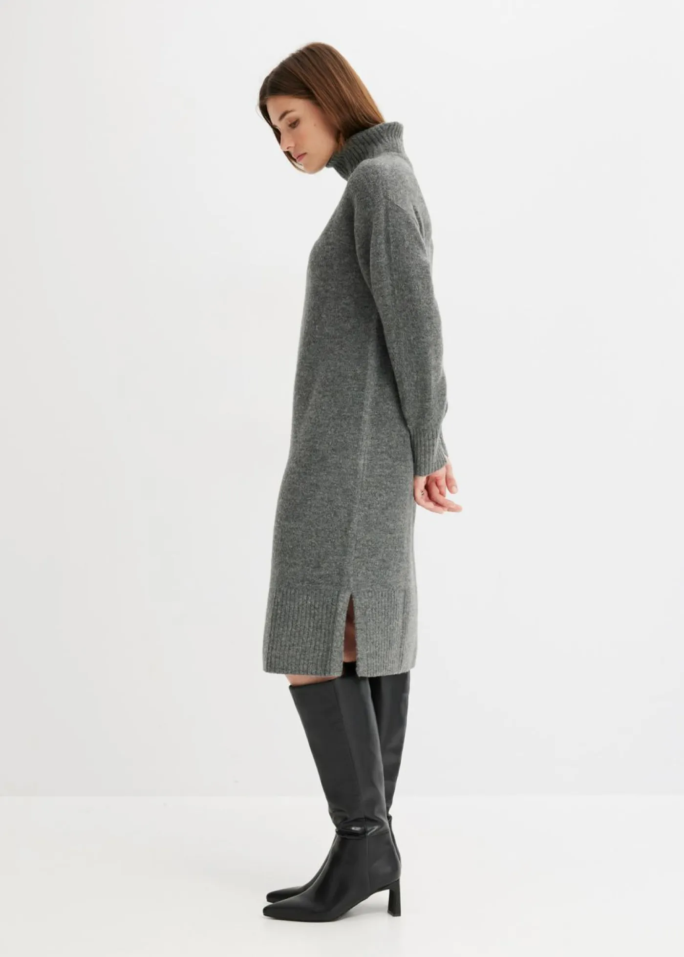 Best Vestido de punto con abertura Mujer Vestidos|Ropa De Punto