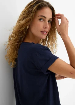 Clearance Vestido de punto con algodón orgánico puro Mujer Básicos|Vestidos