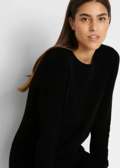 Clearance Vestido de punto con algodón reciclado Mujer Básicos|Vestidos