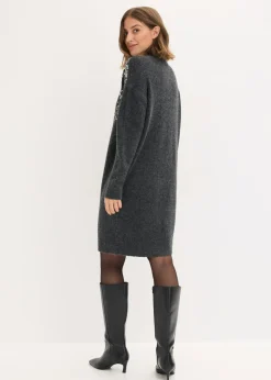 Online Vestido de punto con aplicaciones de lentejuelas Mujer Vestidos|Ropa De Punto