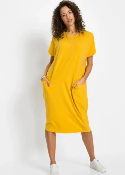 Clearance Vestido de punto con bolsillos Mujer Vestidos|Novedades