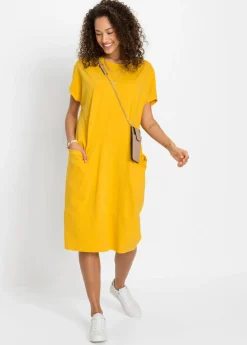 Clearance Vestido de punto con bolsillos Mujer Vestidos|Novedades