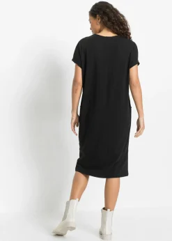 Vestido de punto con bolsillos Mujer Vestidos|Novedades