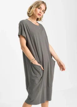 Sale Vestido de punto con bolsillos Mujer Vestidos|Novedades