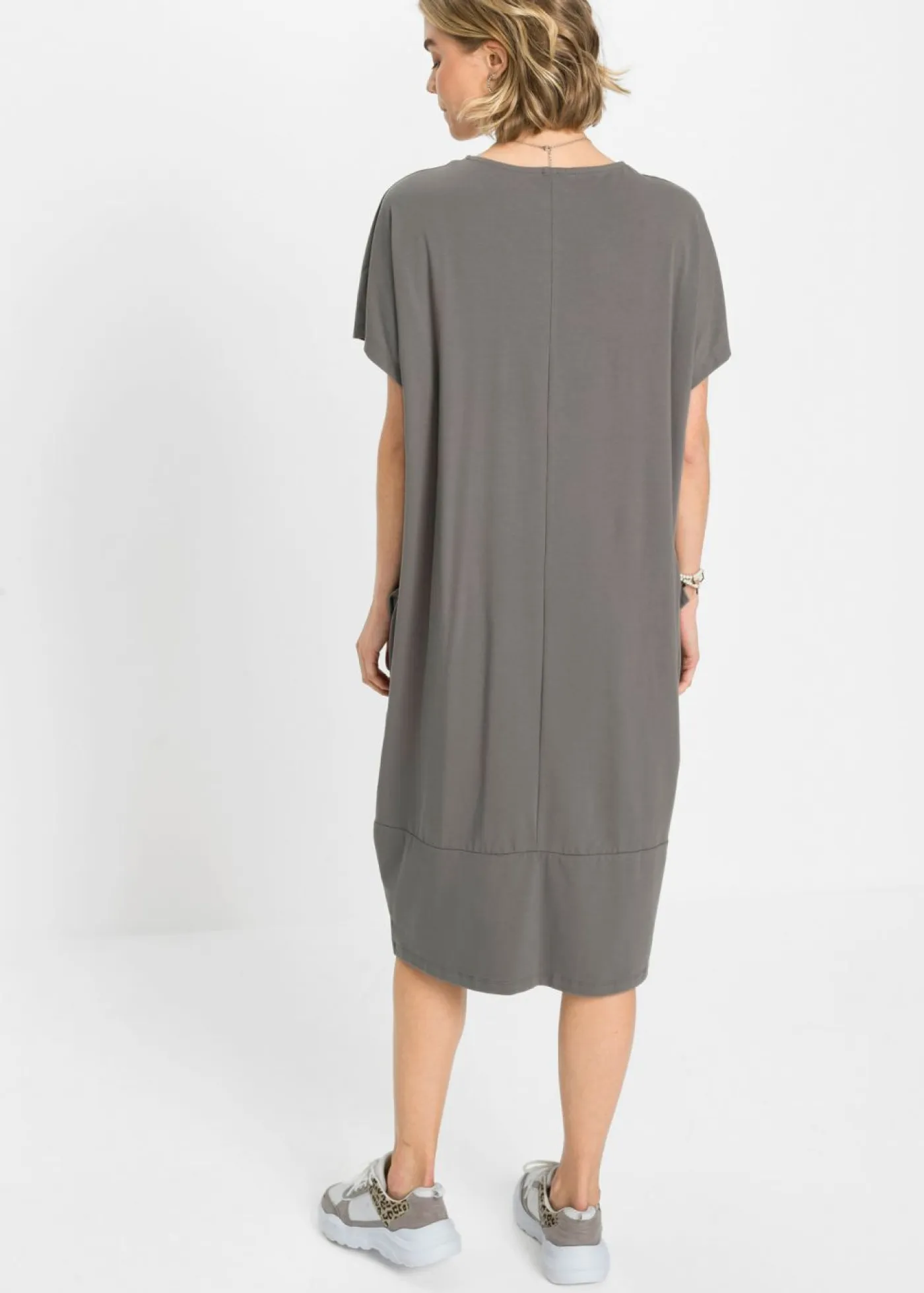 Sale Vestido de punto con bolsillos Mujer Vestidos|Novedades
