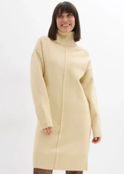 Outlet Vestido de punto con costura decorativa Mujer Vestidos|Ropa De Punto