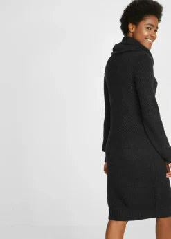 Sale Vestido de punto con cuello tipo chal Mujer Vestidos|Ropa De Punto