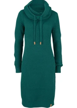Discount Vestido de punto con cuello tipo chal Mujer Vestidos|Ropa De Punto