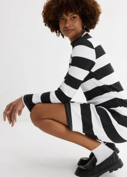 Sale Vestido de punto con cuello alto Mujer Vestidos