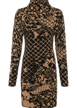 Online Vestido de punto con cuello alto Mujer Vestidos|Ropa De Punto