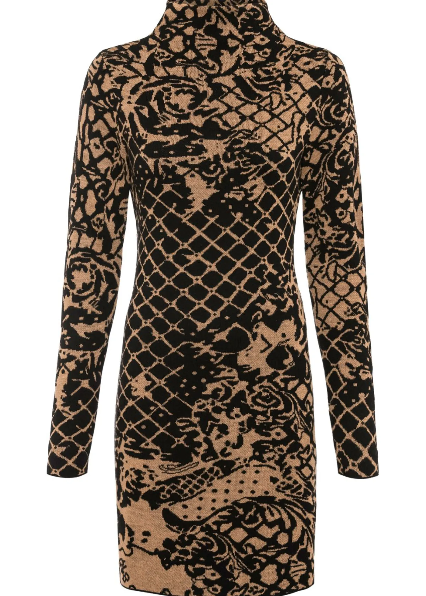 Online Vestido de punto con cuello alto Mujer Vestidos|Ropa De Punto
