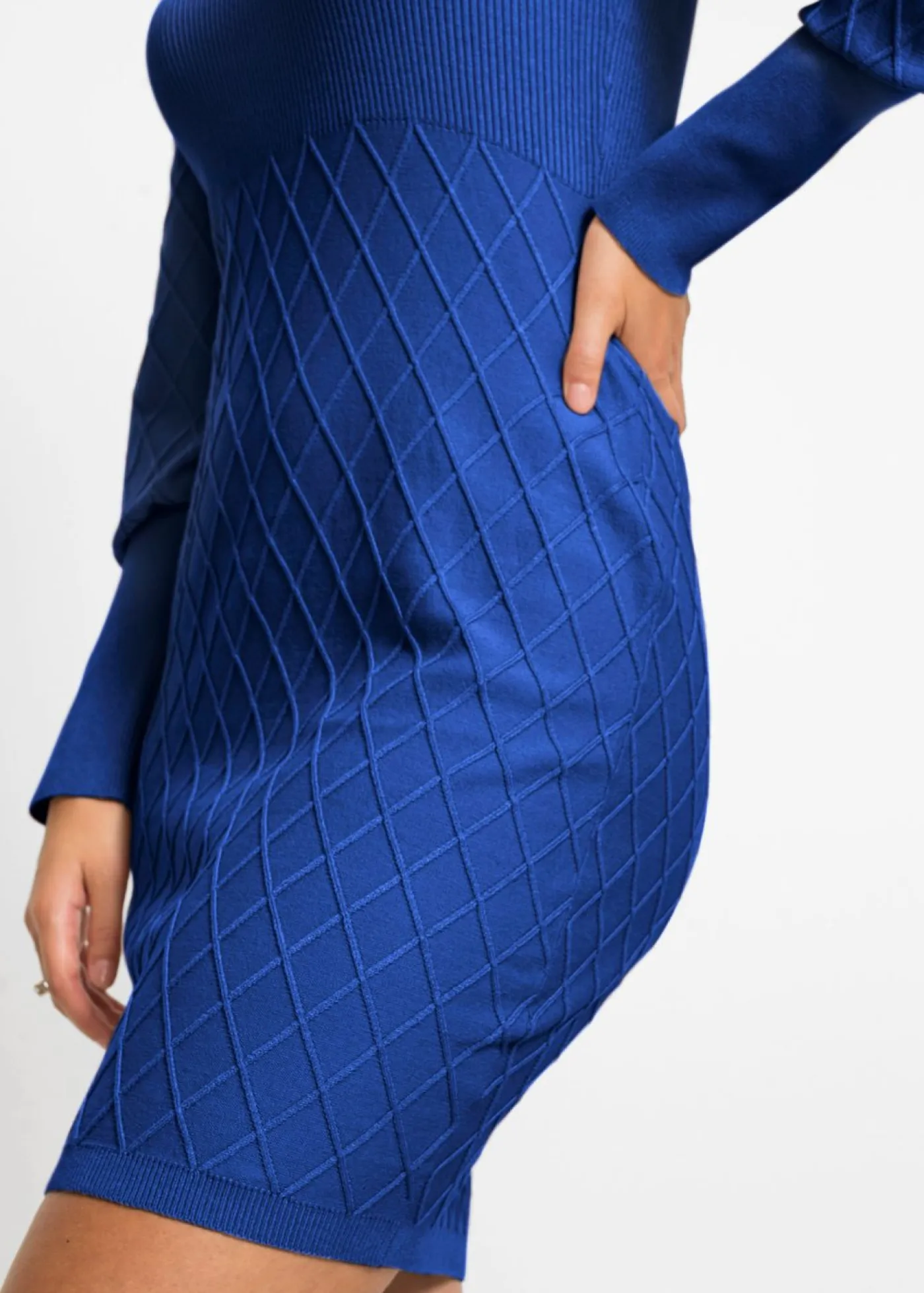 Best Vestido de punto con cuello vuelto Mujer Ropa De Punto|Vestidos
