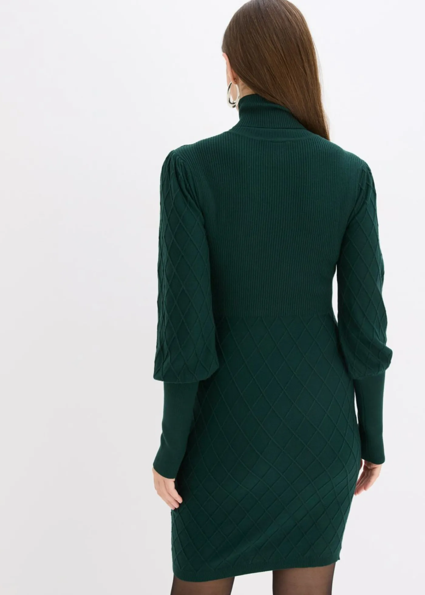 Sale Vestido de punto con cuello vuelto Mujer Vestidos|Tallas Pequeñas