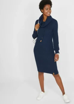 Clearance Vestido de punto con cuello tipo chal Mujer Vestidos|Ropa De Punto