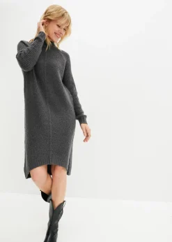 Hot Vestido de punto con dobladillo asimétrico Mujer Vestidos|Ropa De Punto