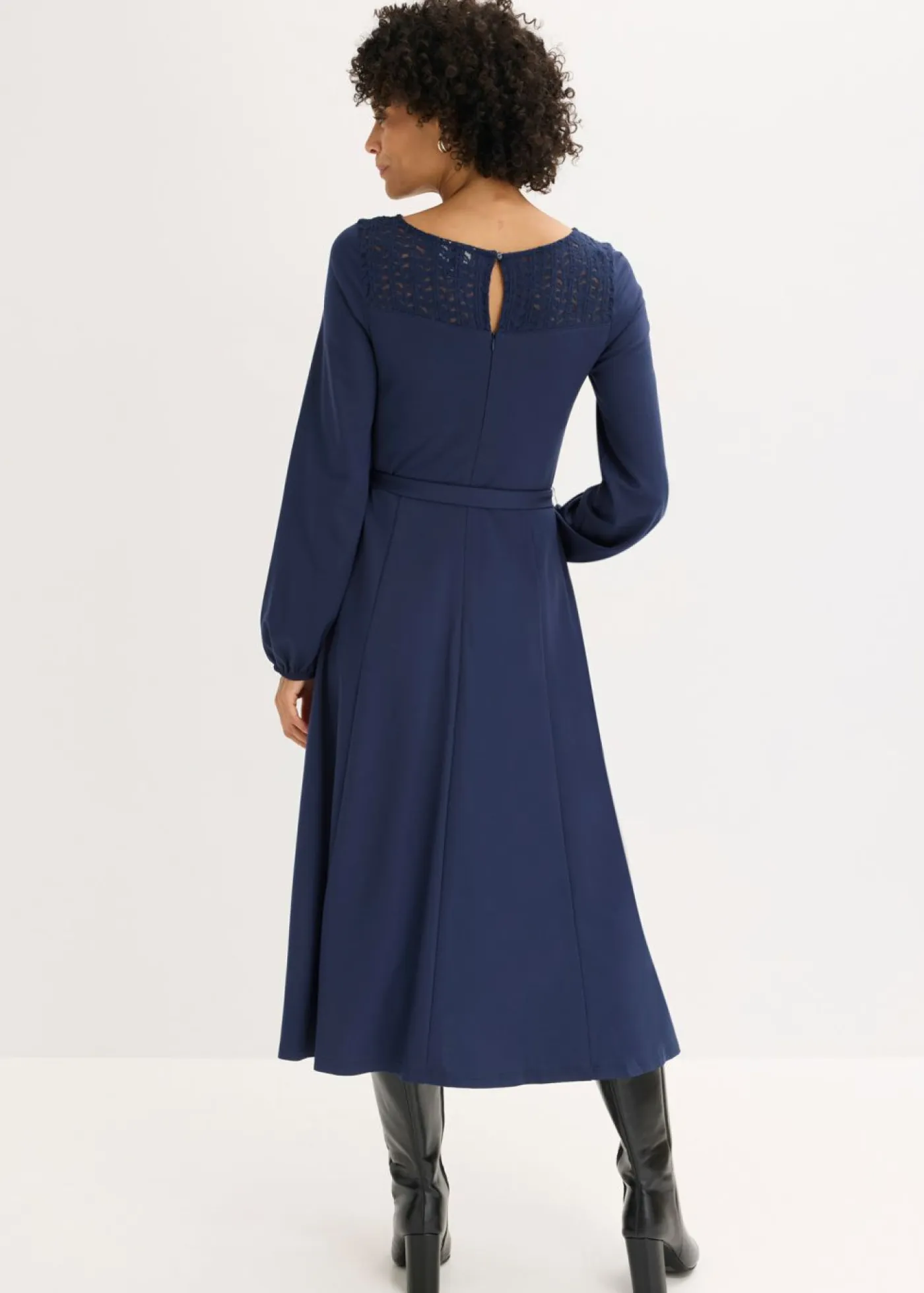 Sale Vestido de punto con encaje Mujer Vestidos