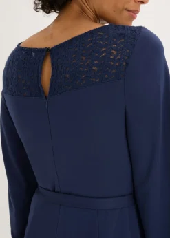 Sale Vestido de punto con encaje Mujer Vestidos