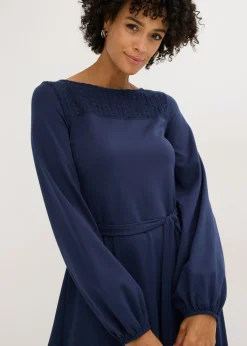 Sale Vestido de punto con encaje Mujer Vestidos