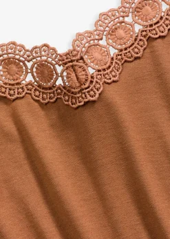 Discount Vestido de punto con encaje Mujer Vestidos