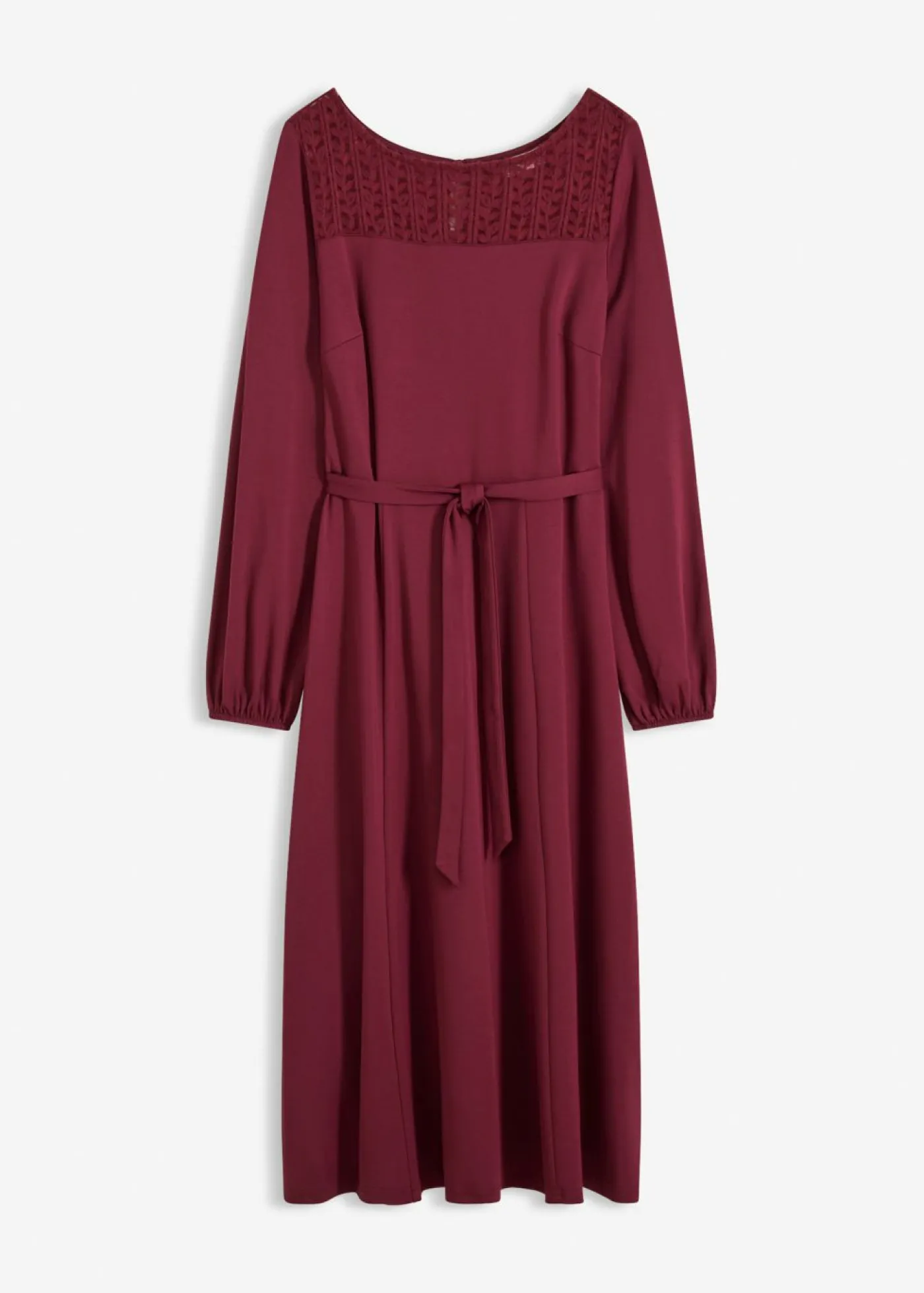 New Vestido de punto con encaje Mujer Vestidos