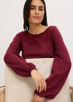 New Vestido de punto con encaje Mujer Vestidos